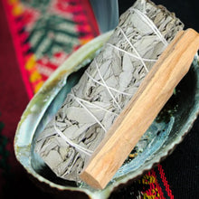 White Sage Bundles tied with twine for spiritual cleansing display.