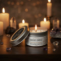 White Sage & Cinnamon Smudge Candle jar candle for spiritual cleansing, relaxation, and home ritual use.