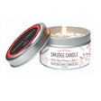 White Sage & Dragon's Blood smudge candle for spiritual cleansing, meditation, and ritual use.