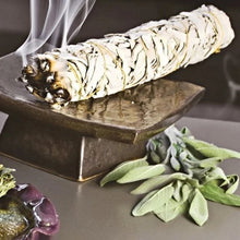 White Sage incense smudge sticks for purification, space clearing, and ceremonial cleansing use.