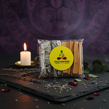 White Sage & Palo Santo Smudge Bundle Kit with sage sticks and palo santo wood for spiritual cleansing, energy clearing, and ritual use.