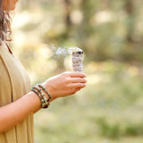 White Sage Smudge Sticks meditation kit with sage bundle for mindfulness practice, space cleansing, and meditation use.