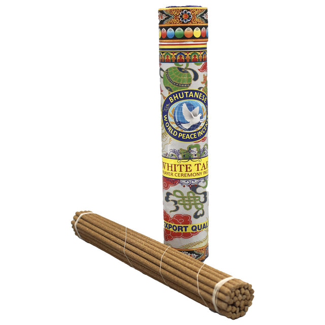 White Tara Prayer Bhutanese Incense for prayer rituals, meditation, and spiritual devotion.