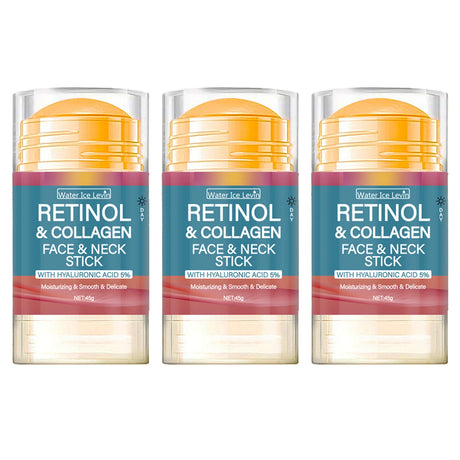 Brightening face cream stick with retinol for moisturizing skin, evening the look of tone, and enhancing glow in daily skincare.