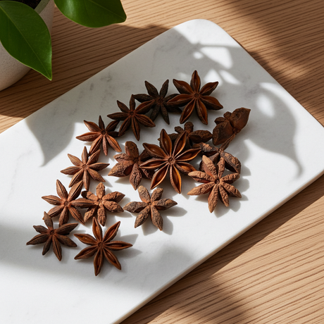 Star Anise Whole Herbs 2oz whole spice pouch for cooking, herbal infusions, and pantry use.