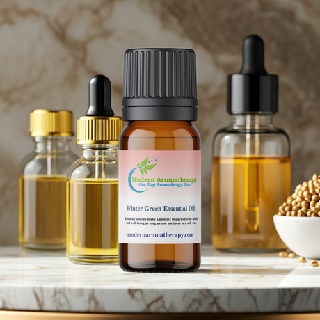 Winter Green Essential Oil bottle for aromatherapy sessions, calming diffuser blends, and daily relaxation use.
