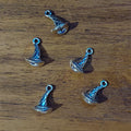 Witches Hat Charm, large size, pendant for jewelry making and altar decoration