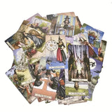 Witchy tarot card deck with guidebook for beginner readings, spiritual exploration, and divination use.