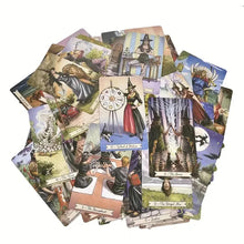Witchy tarot card deck with guidebook for beginner readings, spiritual exploration, and divination use.