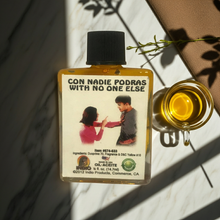 With No One Else Wish Oil ritual oil bottle for candle dressing, spiritual petitions, and ceremonial use.
