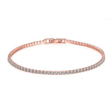 Classic sterling silver moissanite bracelet for timeless fashion styling, office wear, and special occasion dressing.