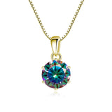 Women’s Moissanite pendant with real stone necklace jewelry for stylish accessorizing, gifting, and special occasion wear.
