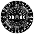 Wooden Pendulum Board Moon Phases divination board for pendulum reading, spiritual guidance, and altar use.