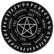 Wooden Pendulum Board Pentacle divination board for dowsing, spiritual guidance, and pendulum readings.