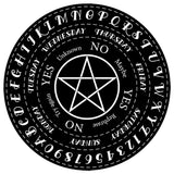 Wooden Pendulum Board Pentacle divination board for dowsing, spiritual guidance, and pendulum readings.