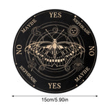 Wooden pendulum reading board for spiritual answers, divination practice, and metaphysical use.