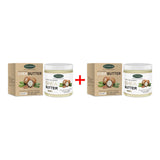 WOODSLEEP Shea Butter Deep Hydration Body Cream two container sizes with packaging on white background.