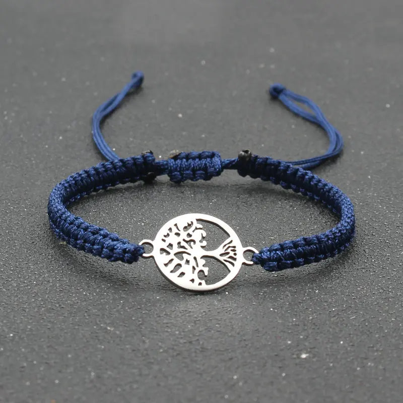 Woven adjustable rope bracelet for everyday fashion, easy wrist adjustment, and casual accessory use.