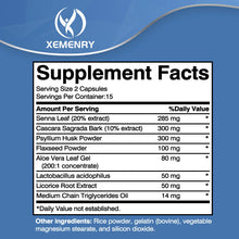 Xemenry Cleanse & Refresh capsules bottle for 15-day supplement routines and daily cleanse support.