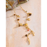 Yhpup Cross Heart Dragonfly Wing pendant necklace for devotional fashion, special occasions, and daily accessory use.