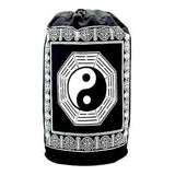 Yin Yang Backpack featuring a yin yang symbol design