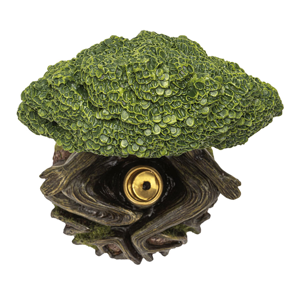 Yoga Tree incense burner backflow holder for displaying flowing incense smoke during yoga sessions, meditation, and peaceful decor use.