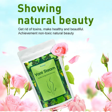 Yoni Steam Detox herbal blend bag for pelvic steaming, feminine care, and at-home wellness rituals.
