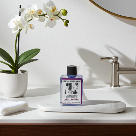 You Will Come Back Wish Oil bottle for intention setting, spiritual work, and manifestation rituals.