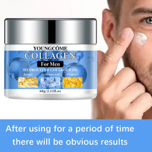 YOUNGCOME Men's retinol face moisturizer cream for hydrating dry skin, softening fine lines, and supporting a firmer facial appearance.