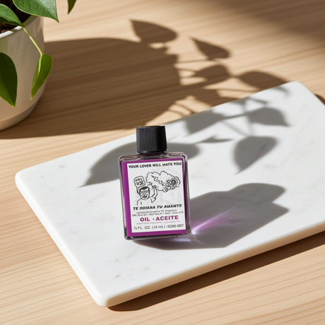 Your Lover Will Hate You Wish Oil spiritual oil bottle for breakup rituals, banishing work, and spell use.