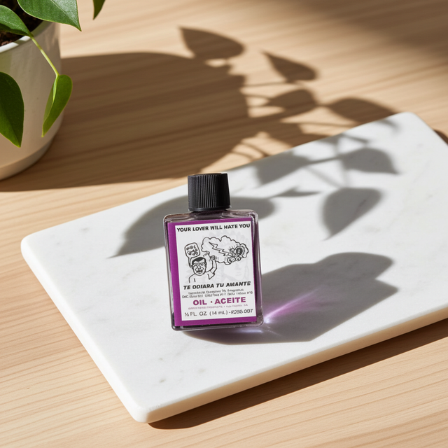 Your Lover Will Hate You Wish Oil spiritual oil bottle for breakup rituals, banishing work, and spell use.