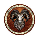 Zodiac Aries sticker, 3 inch decal for laptops, journals, and water bottles