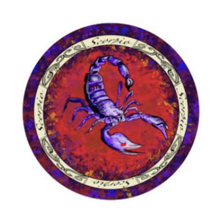 Zodiac Scorpio sticker, 3 inch decal for laptops, journals, and water bottles