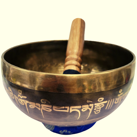 7" Tibetan Singing Bowl Set for Meditation