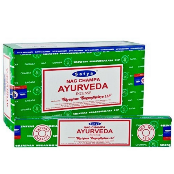 Satya Nag Champa Ayurveda Incense Sticks 1 Box