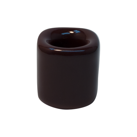 Chime Candle Holder - Brown Porcelain (10 Peaches)
