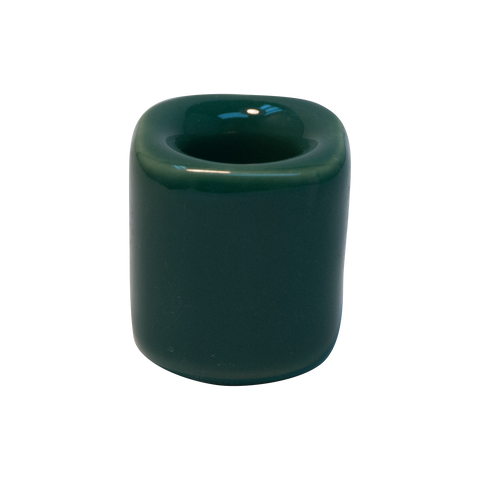 Chime Candle Holder - Green Porcelain