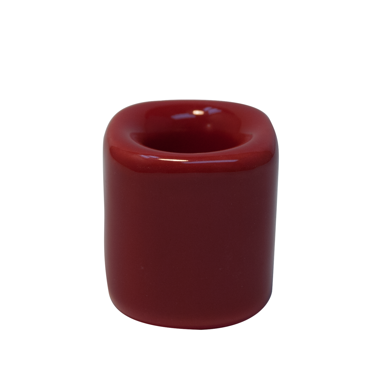 Chime Candle Holder - Red Porcelain (10 Peaches)