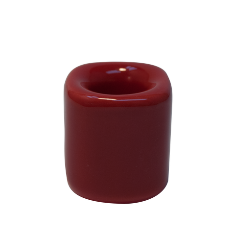 Chime Candle Holder - Red Porcelain (10 Peaches)