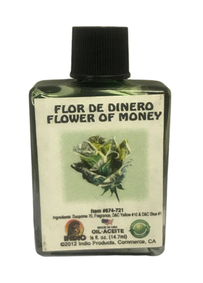 Flor De Dinero Flower of Money Wish Oil