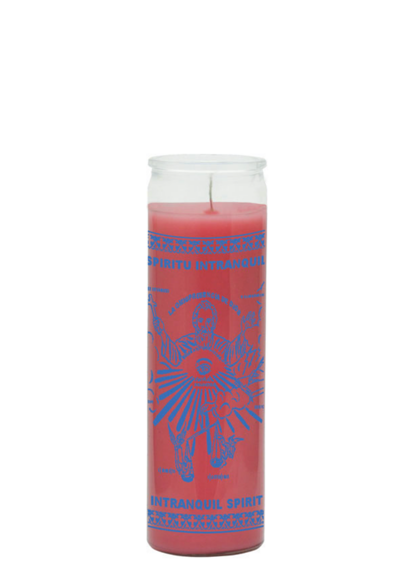 Intranquil spirit (pink) 1 color 7 day candle