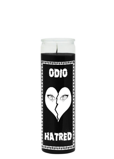 Hatred (black) 1 color 7 day candle
