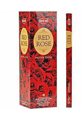Hem Red Rose Incense Sticks