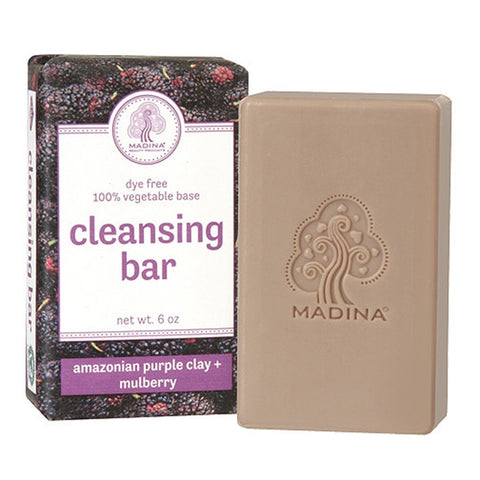 Madina Amazonian Brown Clay + Mulberry Cleansing Bar Soap