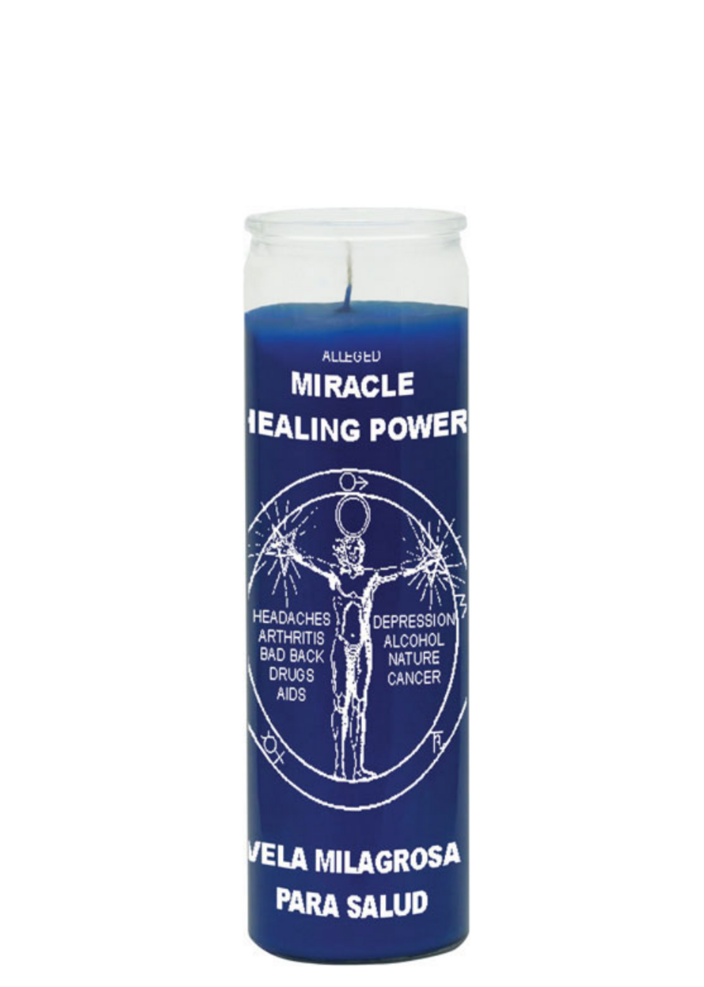 Miracle healing (blue) 1 color 7 day candle