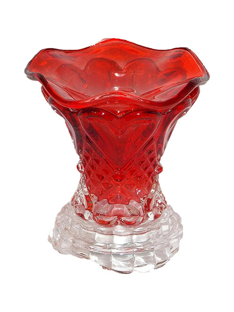 Red Glass Electric Fragrance Warmer Lamps