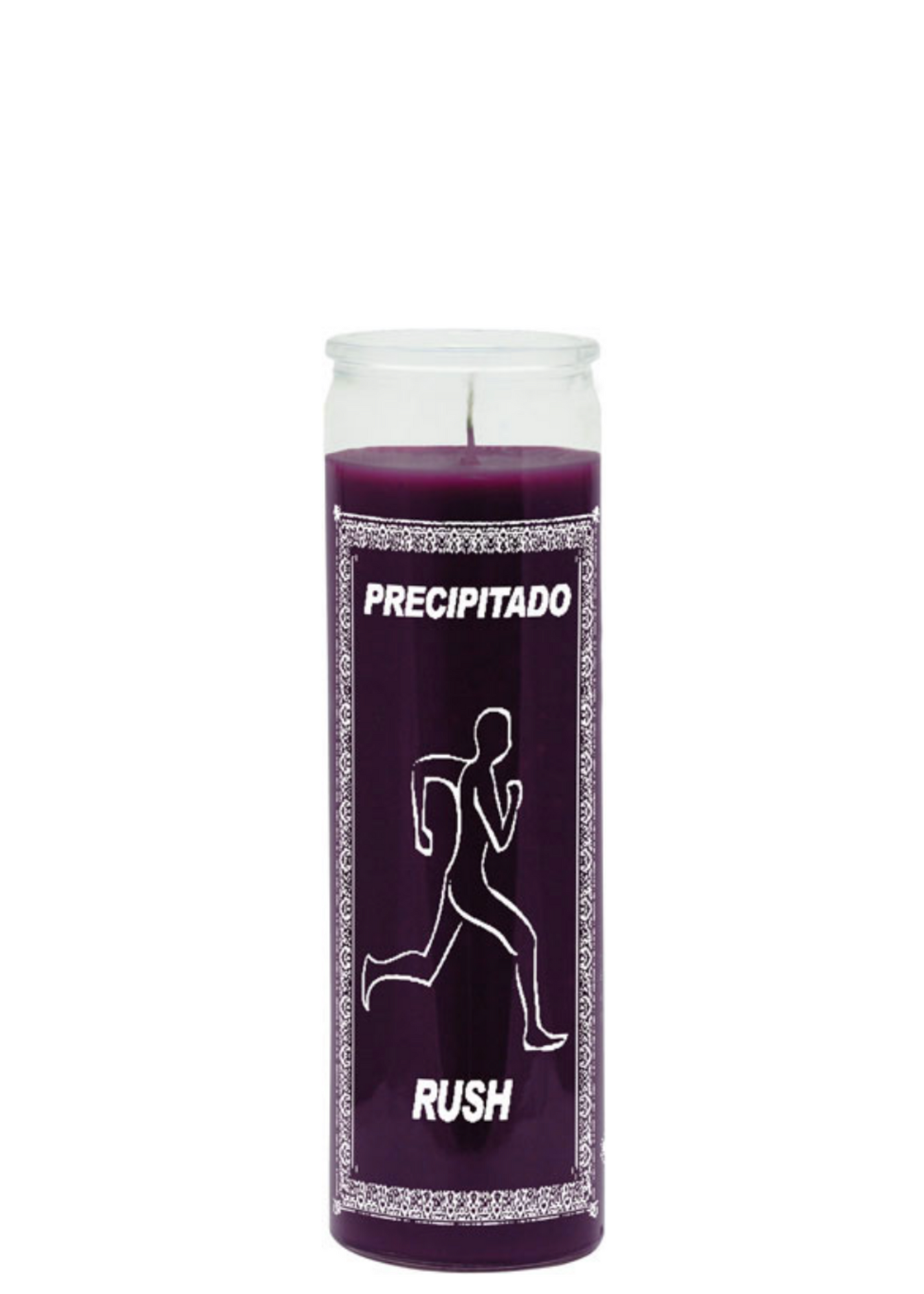 Rush (purple) 1 color 7 day candle