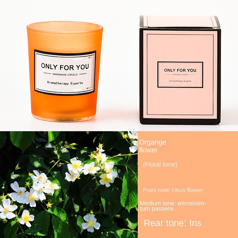 Aromatherapy candle glass