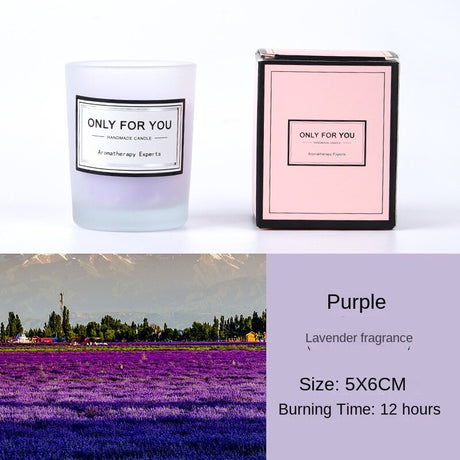 Aromatherapy candle glass
