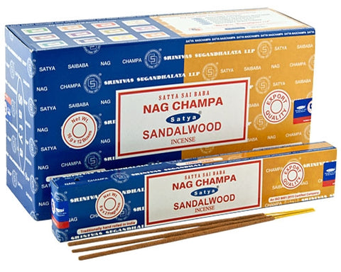 Satya Saibaba Nag Champa Sandalwood Incense